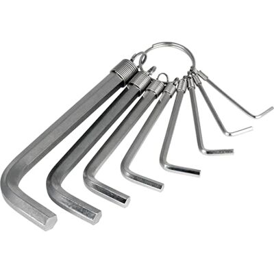 PERFORMANCE TOOL W1109C Jeu de 8 clés hexagonales SAE PERFORMANCE TOOL W1109C Jeu de 8 clés hexagonales SAE