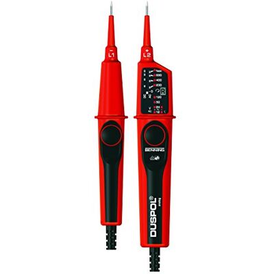BENNING 050261 Duspol Testeur de tension, Rouge/noir BENNING 050261 Duspol Testeur de tension, Rouge/noir