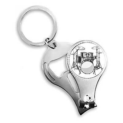 BeatChong chanson Musique kit de batterie Energy reflètent l'Porte-clés Bague multifonction Pince à ongles Décapsuleur Cadeau BeatChong chanson Musique kit de batterie Energy reflètent l'Porte-clés Bague multifonction Pince à ongles Décapsuleur Cadeau