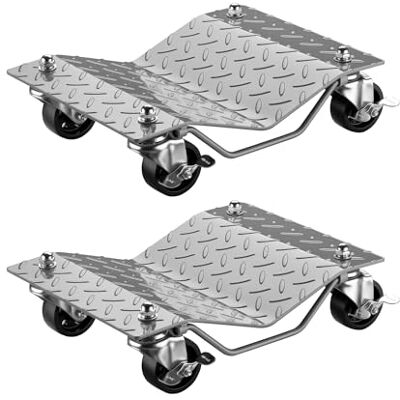 WilTec Jeu Chariot de manutention de véhiucule Aide Transport Manœuvre Charge 680 kg Cric Garage Automobile WilTec Jeu Chariot de manutention de véhiucule Aide Transport Manœuvre Charge 680 kg Cric Garage Automobile