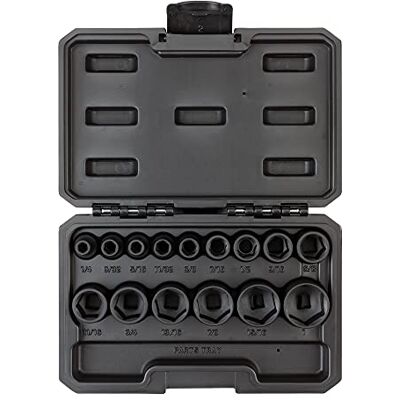 TEKTON Jeu de douilles à choc 6 pans 3/8", 15 pièces (1/4-1 pouce) Boîtier SID91300 TEKTON Jeu de douilles à choc 6 pans 3/8", 15 pièces (1/4-1 pouce) Boîtier SID91300