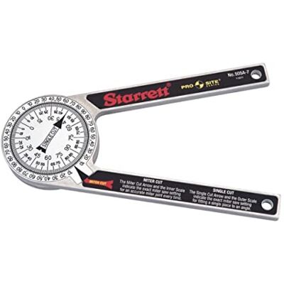 Starrett 505A Pro-Site Rapporteur Aluminium 17,8 cm Starrett 505A Pro-Site Rapporteur Aluminium 17,8 cm