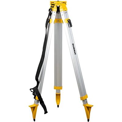 DeWalt DE0736-XJ Trépied Laser Aluminium, Argent/Noir/Jaune, 5/8 DeWalt DE0736-XJ Trépied Laser Aluminium, Argent/Noir/Jaune, 5/8
