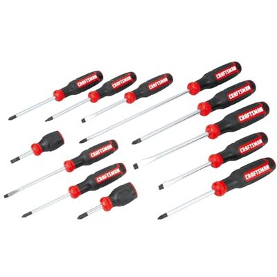 Craftsman CMHT65301 Jeu de tournevis bi-matière 12 pièces Craftsman CMHT65301 Jeu de tournevis bi-matière 12 pièces