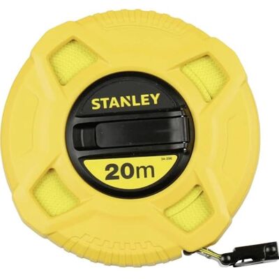 Stanley 0-34-296 mètre Ruban 20 m x 12,7 mm en Fibre de Verre 40 Brins Précision Classe III Graduation Tous les 2mm Jaune Fluo Plus Lisible Revêtement PVC Boitier ABS Antichocs Stanley 0-34-296 mètre Ruban 20 m x 12,7 mm en Fibre de Verre 40 Brins Précision Classe III Graduation Tous les 2mm Jaune Fluo Plus Lisible Revêtement PVC Boitier ABS Antichocs