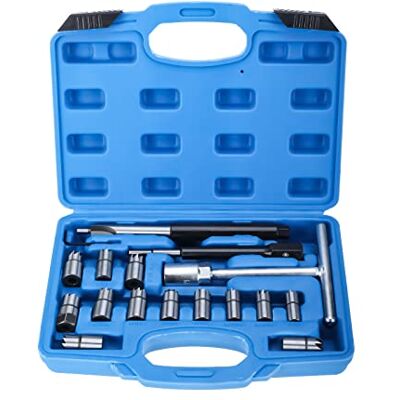 FreeTec Extracteur Injecteur Diesel, 17 pièces Fraise Injecteurs, Injecteurs de Moteur CDI, Outil de Moulage par Injection FreeTec Extracteur Injecteur Diesel, 17 pièces Fraise Injecteurs, Injecteurs de Moteur CDI, Outil de Moulage par Injection