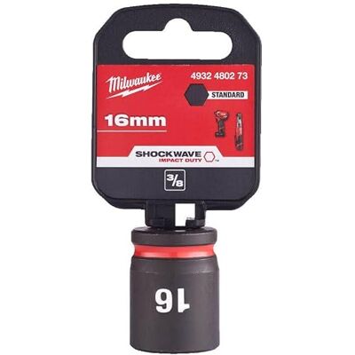 Milwaukee ShockWave Douille à choc 16 mm Milwaukee ShockWave Douille à choc 16 mm