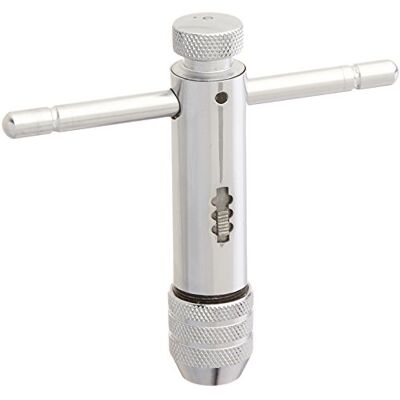 IRWIN Tools 21102- T-handle Ratcheting Tap Wrench For Tap Sizes 1/4" to 1/2 IRWIN Tools 21102- T-handle Ratcheting Tap Wrench For Tap Sizes 1/4" to 1/2
