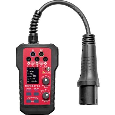 BENNING EV 3-3 10239871 Testeur mural et adaptateur de mesure pour colonnes de charge EV BENNING EV 3-3 10239871 Testeur mural et adaptateur de mesure pour colonnes de charge EV