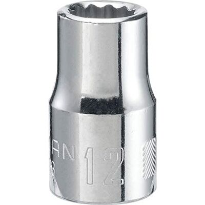 Craftsman Douille peu profonde, métrique, entraînement 1/2", 12 mm, 12 points (CMMT44233) Craftsman Douille peu profonde, métrique, entraînement 1/2", 12 mm, 12 points (CMMT44233)