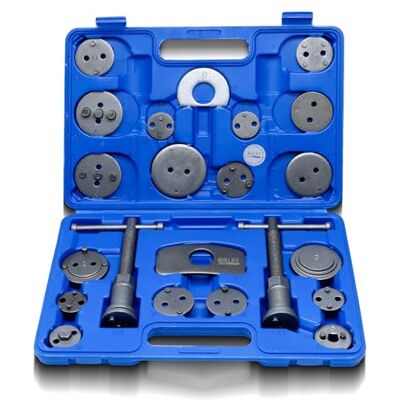 CCLIFE Repousse piston d'étrier de frein pour remplacement de disque Outil et adaptateurs Coffret de 22 pièces repousse piston d`étrier CCLIFE Repousse piston d'étrier de frein pour remplacement de disque Outil et adaptateurs Coffret de 22 pièces repousse piston d`étrier