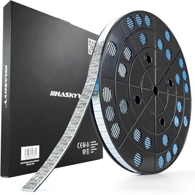 HASKYY 6KG Rouleau de lestage adhésif en zinc, poids en acier, barrette adhésive avec rebord détachable, 1 200 x 5 g HASKYY 6KG Rouleau de lestage adhésif en zinc, poids en acier, barrette adhésive avec rebord détachable, 1 200 x 5 g