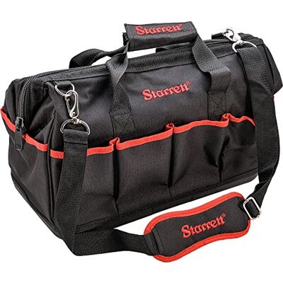 Starrett Tool Bag Organizer Porte-outils électriques et d'entretien avec 13 poches Organiseur de sac de transport multifonction avec bandoulière réglable Starrett Tool Bag Organizer Porte-outils électriques et d'entretien avec 13 poches Organiseur de sac de transport multifonction avec bandoulière réglable