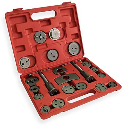 WilTec Kit Coffret de Repousse-Piston de Frein 21 pièces 330 x 260 x 55 mm Grande compatibilité Outil pour repousser l'Étrier de Frein Auto Voiture Garage WilTec Kit Coffret de Repousse-Piston de Frein 21 pièces 330 x 260 x 55 mm Grande compatibilité Outil pour repousser l'Étrier de Frein Auto Voiture Garage