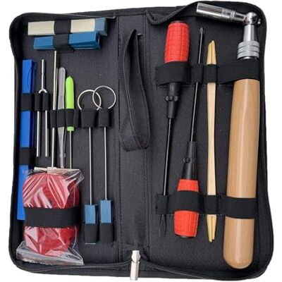 Ecloud Shop Piano Tuning Kit 16pcs Tuning Tool Set Professional Tuning Wrench Hammer Mute Fork Tournevis Belt Tweezers Clip for Beginners and Professionals Clé d'accordage professionnelle, marteau, fourche, tournevis, sangle, pince à épiler, clip pour d Ecloud Shop Piano Tuning Kit 16pcs Tuning Tool Set Professional Tuning Wrench Hammer Mute Fork Tournevis Belt Tweezers Clip for Beginners and Professionals Clé d'accordage professionnelle, marteau, fourche, tournevis, sangle, pince à épiler, clip pour d