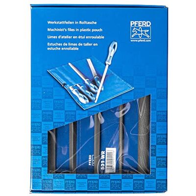 PFERD 16078 Lot de 5 limes à motif américain 531 WRU 20,3 cm PFERD 16078 Lot de 5 limes à motif américain 531 WRU 20,3 cm