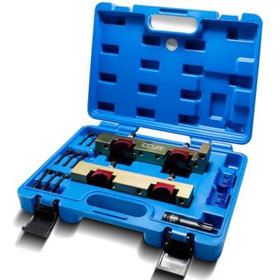 CCLIFE Outil de Calage d'arbre à cames, Compatible avec Mercedes-Benz Les Moteurs OM654 1.6L/2.0L Diesel, Outil de réglage des Arbres à cames, OEM 270589016100 270589006100 CCLIFE Outil de Calage d'arbre à cames, Compatible avec Mercedes-Benz Les Moteurs OM654 1.6L/2.0L Diesel, Outil de réglage des Arbres à cames, OEM 270589016100 270589006100