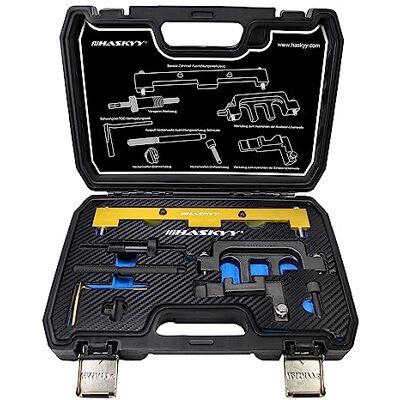 HASKYY Kit d'outils de réglage pour chaîne de commande de moteur Outil de changement d'arbre à cames 1,8 l 2,0 l HASKYY Kit d'outils de réglage pour chaîne de commande de moteur Outil de changement d'arbre à cames 1,8 l 2,0 l