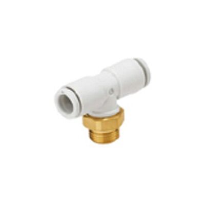SMC Kq2t06–02 comme seule Fixation, mâle Branch Tee, Blanc SMC Kq2t06–02 comme seule Fixation, mâle Branch Tee, Blanc