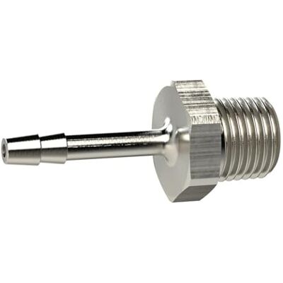 RIEGLER R1/8 a Raccord de tuyau à visser pour tuyau LW10 mm SW 14 en laiton Pression de travail max. 25 bars, tampon de fonctionnement. Charge maximale : 150°C RIEGLER R1/8 a Raccord de tuyau à visser pour tuyau LW10 mm SW 14 en laiton Pression de travail max. 25 bars, tampon de fonctionnement. Charge maximale : 150°C