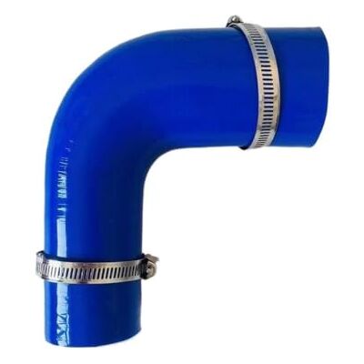 SHENGG Tuyau En Silicone Réducteur À 90 Degrés Avec 2 Pinces Flexible À Diamètre Variable For L'admission D'air(BLUE,ID51-70mm) SHENGG Tuyau En Silicone Réducteur À 90 Degrés Avec 2 Pinces Flexible À Diamètre Variable For L'admission D'air(BLUE,ID51-70mm)