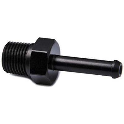 PrecisionGeek Adaptateur mâle tube 4-5 mm (3/16″) filetage 1/8″Npt Aluminium anodisé noir PrecisionGeek Adaptateur mâle tube 4-5 mm (3/16″) filetage 1/8″Npt Aluminium anodisé noir
