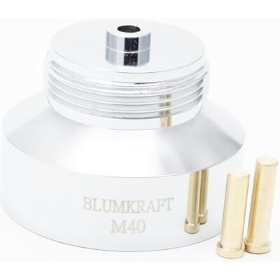 BLUMKRAFT Adaptateur métal pour radiateurs OVENTROP et PRUSS M40 x1.5 (Prototype) vers M30 x 1.5 pour Thermostat/tête thermostatique M30x1.5 mâle BLUMKRAFT Adaptateur métal pour radiateurs OVENTROP et PRUSS M40 x1.5 (Prototype) vers M30 x 1.5 pour Thermostat/tête thermostatique M30x1.5 mâle