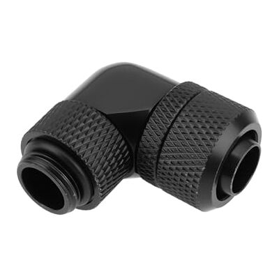 YINETTECH Raccord à compression 90 degrés G1/4 ID10 mm OD12,7 mm Compatible avec EKWB Compatible avec Corsair Noir YINETTECH Raccord à compression 90 degrés G1/4 ID10 mm OD12,7 mm Compatible avec EKWB Compatible avec Corsair Noir