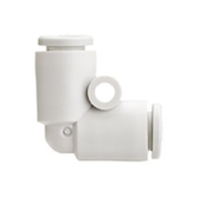 SMC Kq2l23–00 A par simple Contact Fixation, Union Coude, Blanc SMC Kq2l23–00 A par simple Contact Fixation, Union Coude, Blanc