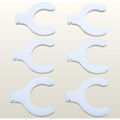 ULEIVA Lot de 6 clips compatibles avec Kermi ZK00940001 V2 Fixation radiateur plat Lot de 6 clips de rechange pour radiateur ULEIVA Lot de 6 clips compatibles avec Kermi ZK00940001 V2 Fixation radiateur plat Lot de 6 clips de rechange pour radiateur