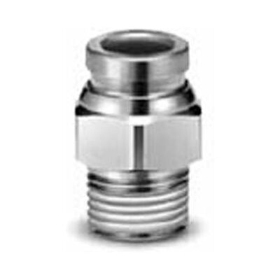 SMC KQB2H12-G04 Raccord en métal One-Touch, connecteur mâle de taille G SMC KQB2H12-G04 Raccord en métal One-Touch, connecteur mâle de taille G