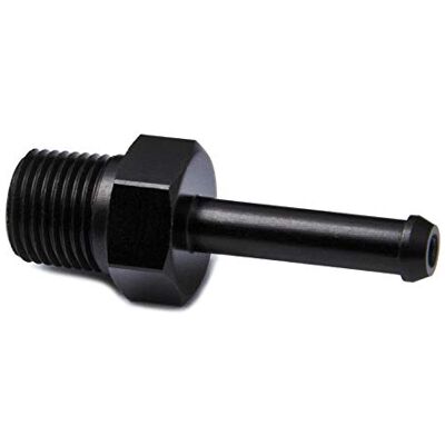 PrecisionGeek Aluminium Noir Complet Porte 1/8 NPT filetage mâle raccord adaptateur tuyau 5-6mm (1/4 pouce) PrecisionGeek Aluminium Noir Complet Porte 1/8 NPT filetage mâle raccord adaptateur tuyau 5-6mm (1/4 pouce)