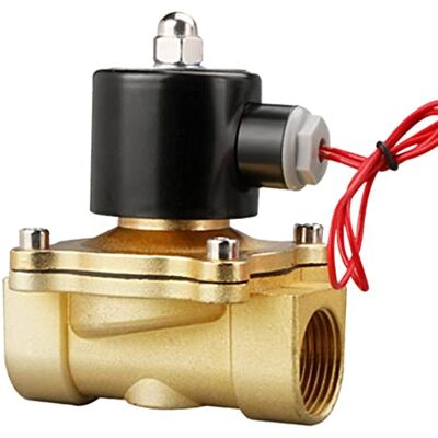 CENPEK Électrovanne électrique en Laiton, vanne d'air 3/4 Pouces 220 V normalement refroidie pour Le mazout de l'air de l'eau CENPEK Électrovanne électrique en Laiton, vanne d'air 3/4 Pouces 220 V normalement refroidie pour Le mazout de l'air de l'eau
