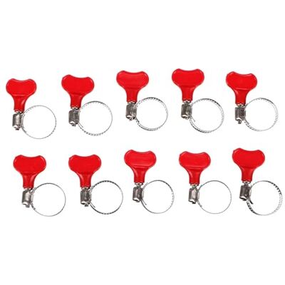 SIXTOL MECHANIC CONNECT Lot de 10 colliers de serrage avec écrou à ailettes 16-25 mm SIXTOL MECHANIC CONNECT Lot de 10 colliers de serrage avec écrou à ailettes 16-25 mm