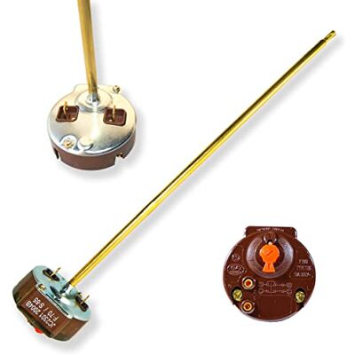 GOLDMAN SERVICE Thermostat à Tige pour Chauffe-Eau électrique et accumulateurs ou réservoirs d'énergie Solaire. Température réglable. Taille 270 mm. GOLDMAN SERVICE Thermostat à Tige pour Chauffe-Eau électrique et accumulateurs ou réservoirs d'énergie Solaire. Température réglable. Taille 270 mm.