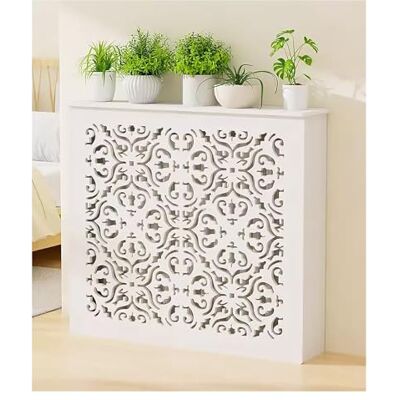 DSeenLeap Cache-radiateur pour armoire de chauffage, étagère de rangement, panneau en plastique PVC blanc, couvertures décoratives pour chauffage, séparateur d'eau/tuyauterie de valve d'eau, boîte de compteur, DSeenLeap Cache-radiateur pour armoire de chauffage, étagère de rangement, panneau en plastique PVC blanc, couvertures décoratives pour chauffage, séparateur d'eau/tuyauterie de valve d'eau, boîte de compteur,
