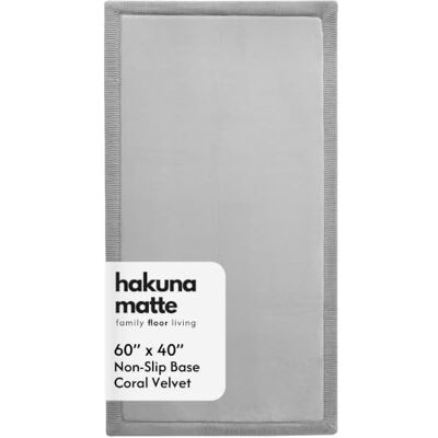 Hakuna Matte Tapis d'éveil Bébé 150x80x2,5cm, Gris – Tatami Bébé Tapis de Jeux avec Mousse Haute Densité de Haute Qualité – Antidérapant pour Bébé Hakuna Matte Tapis d'éveil Bébé 150x80x2,5cm, Gris – Tatami Bébé Tapis de Jeux avec Mousse Haute Densité de Haute Qualité – Antidérapant pour Bébé