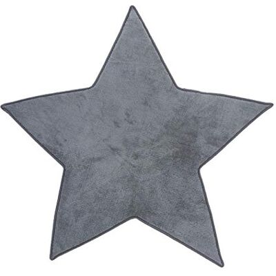 ATMOSPHERA CREATEUR D'INTERIEUR Tapis Microfibre pour Chambre d'enfants Forme Etoile Coloris Gris ATMOSPHERA CREATEUR D'INTERIEUR Tapis Microfibre pour Chambre d'enfants Forme Etoile Coloris Gris