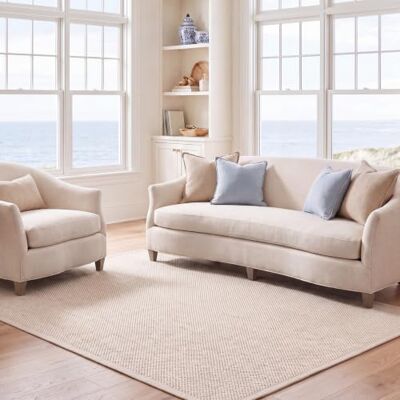 SAFAVIEH Tapis en fibre naturelle pour salon, salle à manger, chambre à coucher Collection en fibres naturelles Poils courts, naturel et beige 160 x 229 cm SAFAVIEH Tapis en fibre naturelle pour salon, salle à manger, chambre à coucher Collection en fibres naturelles Poils courts, naturel et beige 160 x 229 cm