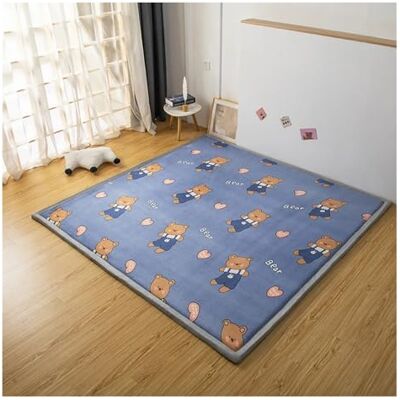 HWJFDC Tapis moelleux tatami épais de 3 cm en polaire corail pour chambre à coucher, salon, baie vitrée, tapis de chevet pour enfants (couleur 5, 200 x 240 cm) HWJFDC Tapis moelleux tatami épais de 3 cm en polaire corail pour chambre à coucher, salon, baie vitrée, tapis de chevet pour enfants (couleur 5, 200 x 240 cm)