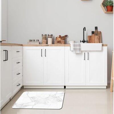 CREARREDA Tapis de cuisine Mordibo antidérapant lavable anti-taches, tapis de cuisine absorbant, fabriqué en Italie, tapis de cuisine multifonction en caoutchouc poreux, idéal pour entrée, salle de CREARREDA Tapis de cuisine Mordibo antidérapant lavable anti-taches, tapis de cuisine absorbant, fabriqué en Italie, tapis de cuisine multifonction en caoutchouc poreux, idéal pour entrée, salle de