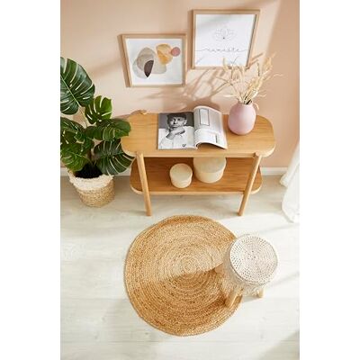 LUXOR LIVING Mamda 2 Tapis en Jute - Décor Naturel Rond LUXOR LIVING Mamda 2 Tapis en Jute - Décor Naturel Rond