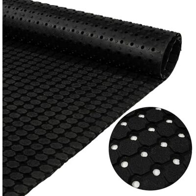 ANRO Tapis en caoutchouc perforé, 90 x 180 cm, avec trous, motif nid d'abeille, structure grillagée, pour espace de travail ANRO Tapis en caoutchouc perforé, 90 x 180 cm, avec trous, motif nid d'abeille, structure grillagée, pour espace de travail