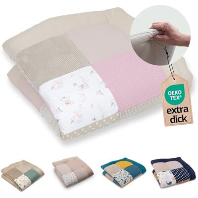 ULLENBOOM Couverture d'éveil pour bébé 100 x 100 cm Matériaux 100 % Öko-Tex Fabriqué en UE Épais et doux Motif forêt féerique ULLENBOOM Couverture d'éveil pour bébé 100 x 100 cm Matériaux 100 % Öko-Tex Fabriqué en UE Épais et doux Motif forêt féerique