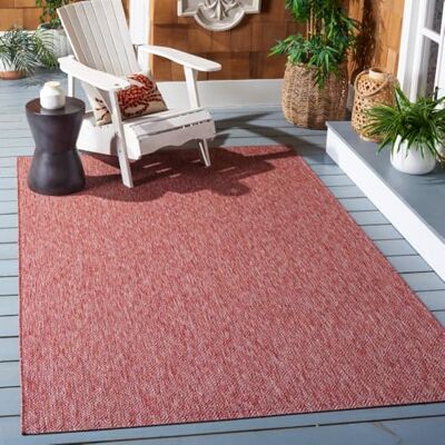 Tapis Safavieh pour Intérieur/Extérieur - Rouge Tapis Safavieh pour Intérieur/Extérieur - Rouge