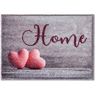 Astra Pure & Soft Tapis de Propreté Moelleux et Doux Paillasson Anti-Saleté Coloré et Résistant Intérieur 50 x 70 cm (Couleur : Home Coeurs Argent) Astra Pure & Soft Tapis de Propreté Moelleux et Doux Paillasson Anti-Saleté Coloré et Résistant Intérieur 50 x 70 cm (Couleur : Home Coeurs Argent)