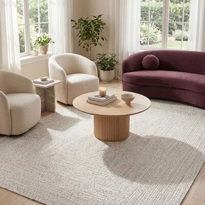 nuLOOM Tapis décoratif tressé, intérieur/extérieur, 0,6 x 0,9 m, Wynn Ivoire nuLOOM Tapis décoratif tressé, intérieur/extérieur, 0,6 x 0,9 m, Wynn Ivoire