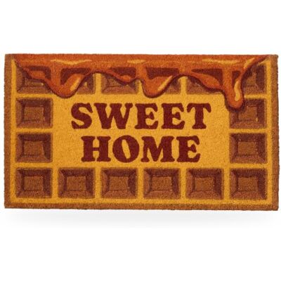 Fisura – Paillasson coco moderne. Paillasson d’entrée original (Sweet home, marron) Fisura – Paillasson coco moderne. Paillasson d’entrée original (Sweet home, marron)