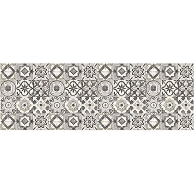 VILBER Tapis en vinyle - Marron - 78x250 cm - Tapis VILBER Tapis en vinyle - Marron - 78x250 cm - Tapis