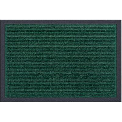 Relaxdays Tapis d'entrée en polypropylène, rayé, vert résistant aux intempéries, antidérapant, intérieur/extérieur Relaxdays Tapis d'entrée en polypropylène, rayé, vert résistant aux intempéries, antidérapant, intérieur/extérieur